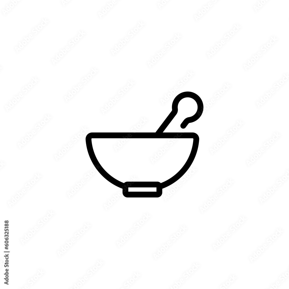pestle and mortar sign symbol vector pestle and mortar sign symbol vector