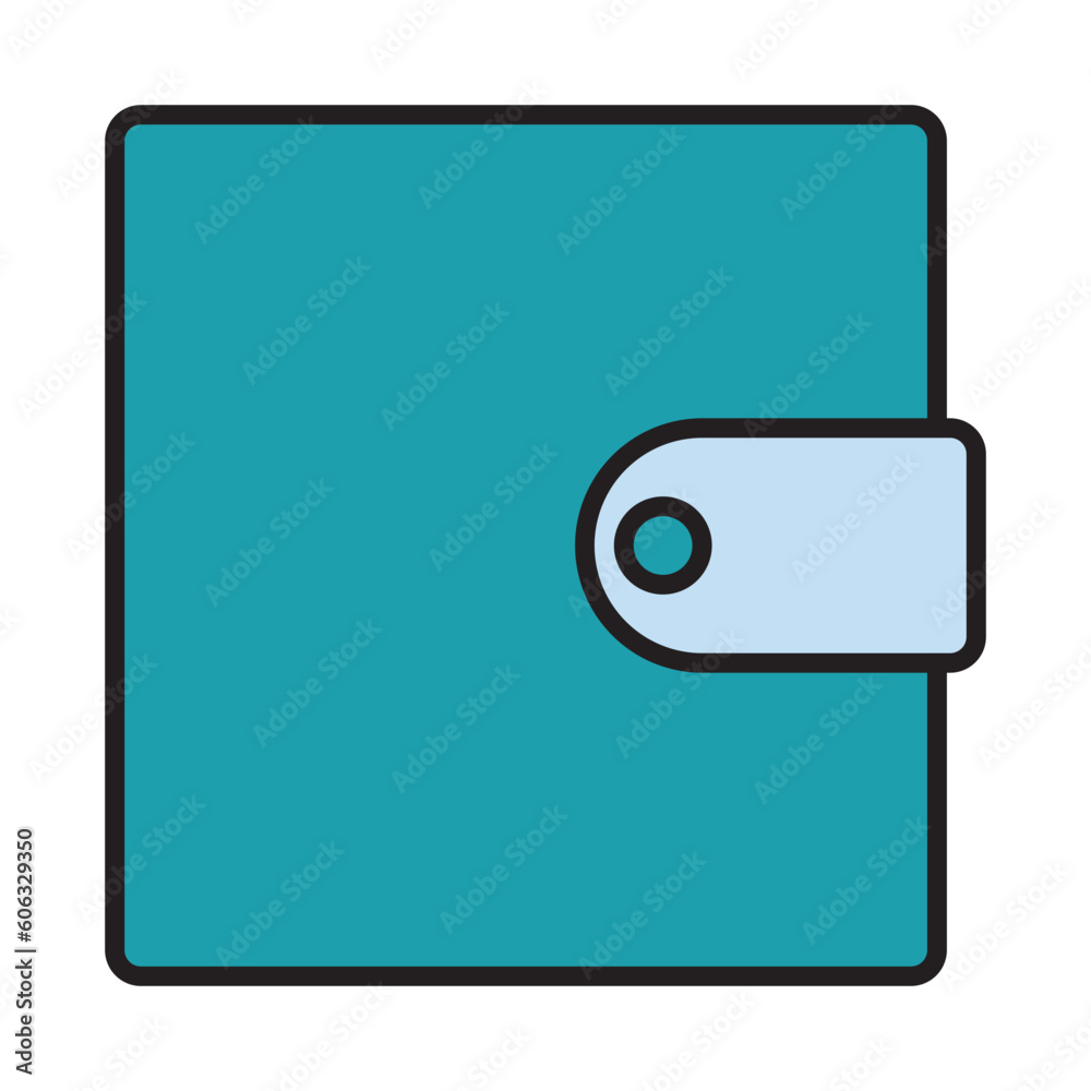 Filled Line WALLET design vector icon design vector line icon svg Filled Line WALLET design vector icon design vector line icon svg