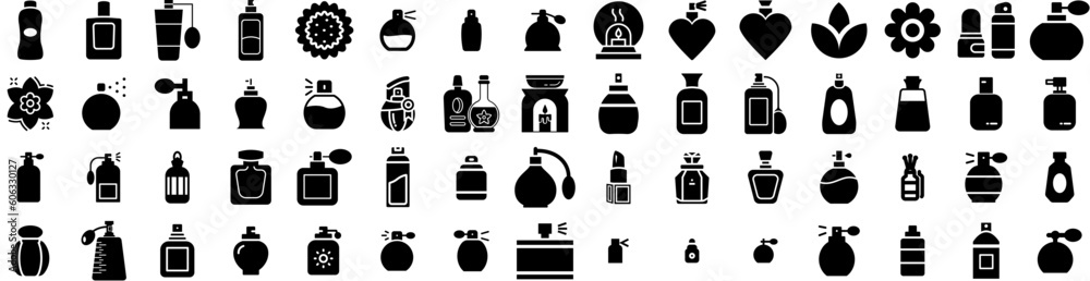 Set Of Fragrance Icons Isolated Silhouette Solid Icon With Bottle, Beauty, Cosmetic, Aroma, Design, Perfume, Fragrance Infographic Simple Vector Illustration Logo Set Of Fragrance Icons Isolated Silhouette Solid Icon With Bottle, Beauty, Cosmetic, Aroma, Design, Perfume, Fragrance Infographic Simple Vector Illustration Logo