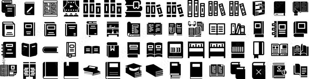 Set Of Literature Icons Isolated Silhouette Solid Icon With Education, Book, Concept, School, Library, Literature, Knowledge Infographic Simple Vector Illustration Logo Set Of Literature Icons Isolated Silhouette Solid Icon With Education, Book, Concept, School, Library, Literature, Knowledge Infographic Simple Vector Illustration Logo