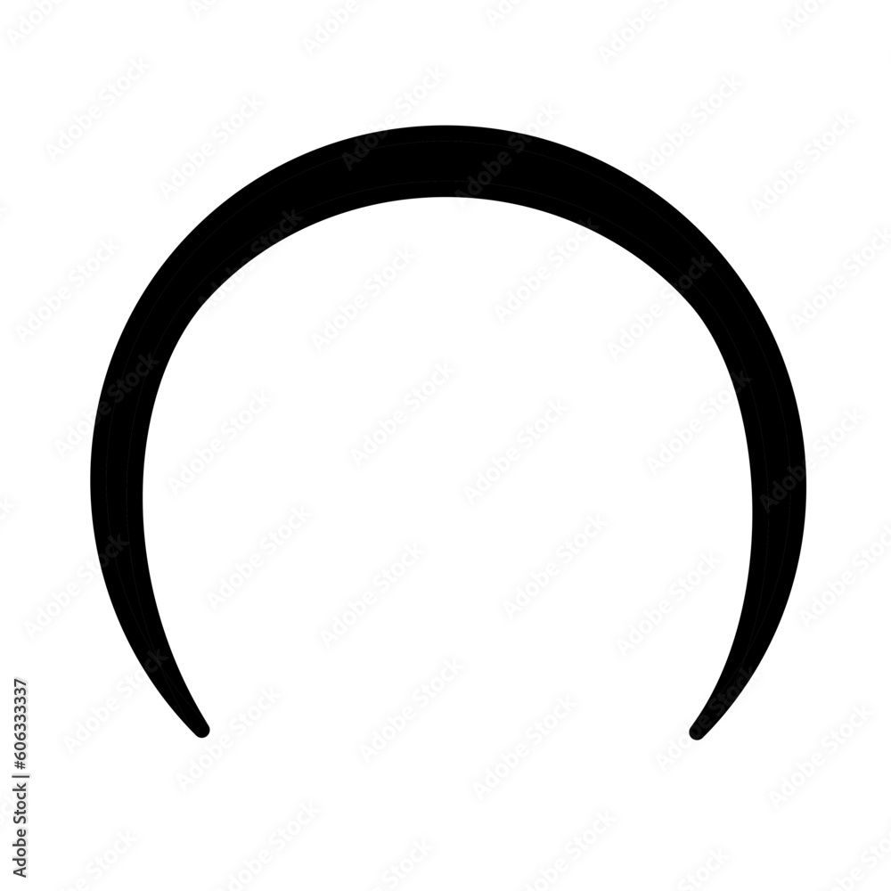 Solid HEADBAND design vector icon design vector line icon svg Solid HEADBAND design vector icon design vector line icon svg