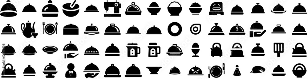 Set Of Serving Icons Isolated Silhouette Solid Icon With Restaurant, Dinner, Serving, Lunch, Food, Service, Waiter Infographic Simple Vector Illustration Logo Set Of Serving Icons Isolated Silhouette Solid Icon With Restaurant, Dinner, Serving, Lunch, Food, Service, Waiter Infographic Simple Vector Illustration Logo