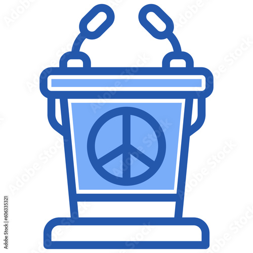 tribune filled outline icon,linear,outline,graphic,illustration