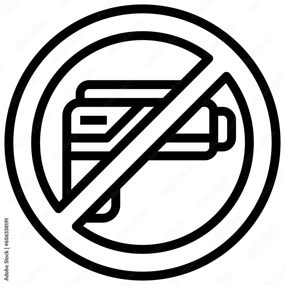 gun filled outline icon,linear,outline,graphic,illustration gun filled outline icon,linear,outline,graphic,illustration