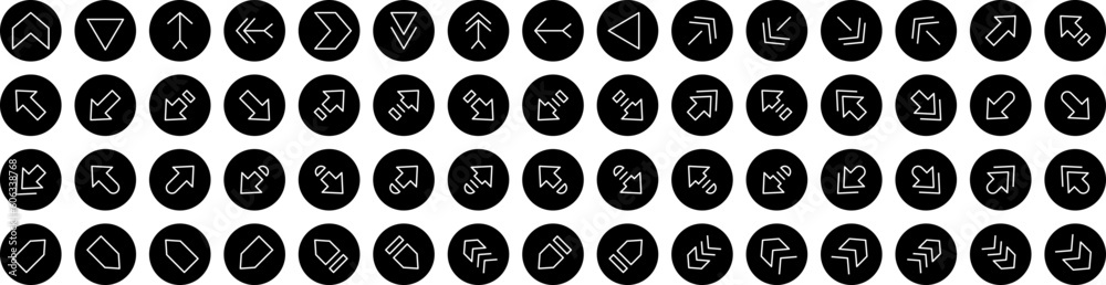 Set Of Direction Icons Isolated Silhouette Solid Icon With Background, Vector, Illustration, Direction, Arrow, Symbol, Sign Infographic Simple Vector Illustration Logo Set Of Direction Icons Isolated Silhouette Solid Icon With Background, Vector, Illustration, Direction, Arrow, Symbol, Sign Infographic Simple Vector Illustration Logo