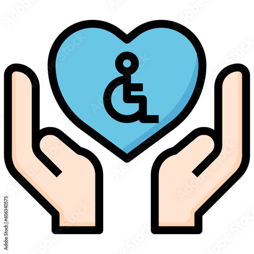 inclusive filled outline icon,linear,outline,graphic,illustration