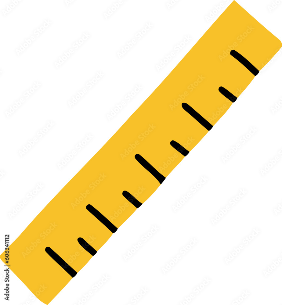 Clear Ruler Middle Stock Photo - Download Image Now - At The Edge
