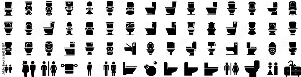 Set Of Restroom Icons Isolated Silhouette Solid Icon With Male, Toilet, Wc, Public, Bathroom, Room, Restroom Infographic Simple Vector Illustration Logo Set Of Restroom Icons Isolated Silhouette Solid Icon With Male, Toilet, Wc, Public, Bathroom, Room, Restroom Infographic Simple Vector Illustration Logo