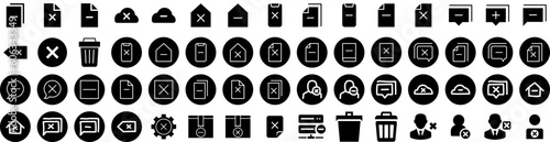 Set Of Remove Icons Isolated Silhouette Solid Icon With Woman, Laser, Beauty, Treatment, Female, Hygiene, Cosmetology Infographic Simple Vector Illustration Logo