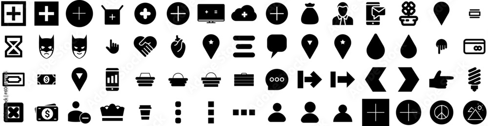Set Of Addition Icons Isolated Silhouette Solid Icon With Product, Additive, Concept, Industry, Design, Symbol, Technology Infographic Simple Vector Illustration Logo Set Of Addition Icons Isolated Silhouette Solid Icon With Product, Additive, Concept, Industry, Design, Symbol, Technology Infographic Simple Vector Illustration Logo