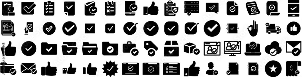 Set Of Approve Icons Isolated Silhouette Solid Icon With Symbol, Approval, Business, Approve, Stamp, Sign, Seal Infographic Simple Vector Illustration Logo Set Of Approve Icons Isolated Silhouette Solid Icon With Symbol, Approval, Business, Approve, Stamp, Sign, Seal Infographic Simple Vector Illustration Logo