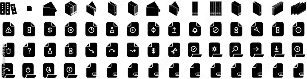 Set Of Archive Icons Isolated Silhouette Solid Icon With Office, File, Archive, Storage, Document, Business, Data Infographic Simple Vector Illustration Logo Set Of Archive Icons Isolated Silhouette Solid Icon With Office, File, Archive, Storage, Document, Business, Data Infographic Simple Vector Illustration Logo
