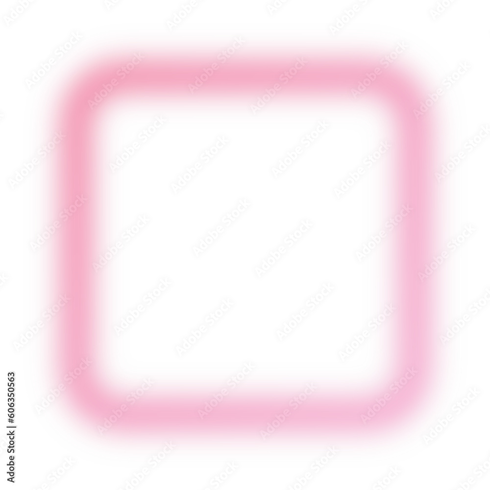 Gradient Neon Light Red Pink Rounded Square Gradient Neon Light Red Pink Rounded Square