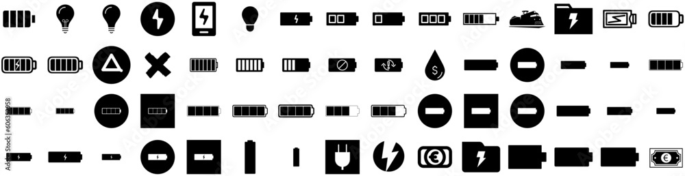 Set Of Power Icons Isolated Silhouette Solid Icon With Energy, Illustration, Electric, Vector, Power, Station, Electricity Infographic Simple Vector Illustration Logo Set Of Power Icons Isolated Silhouette Solid Icon With Energy, Illustration, Electric, Vector, Power, Station, Electricity Infographic Simple Vector Illustration Logo