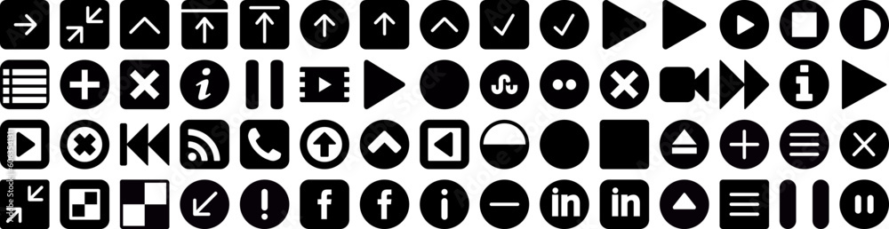 Set Of Button Icons Isolated Silhouette Solid Icon With Vector, Icon, Web, Button, Design, Modern, Illustration Infographic Simple Vector Illustration Logo Set Of Button Icons Isolated Silhouette Solid Icon With Vector, Icon, Web, Button, Design, Modern, Illustration Infographic Simple Vector Illustration Logo