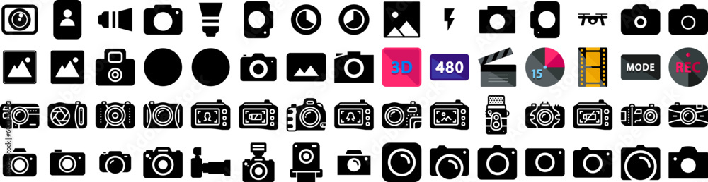 Set Of Photography Icons Isolated Silhouette Solid Icon With Photo, Lens, Digital, Photography, Photographer, Technology, Camera Infographic Simple Vector Illustration Logo Set Of Photography Icons Isolated Silhouette Solid Icon With Photo, Lens, Digital, Photography, Photographer, Technology, Camera Infographic Simple Vector Illustration Logo