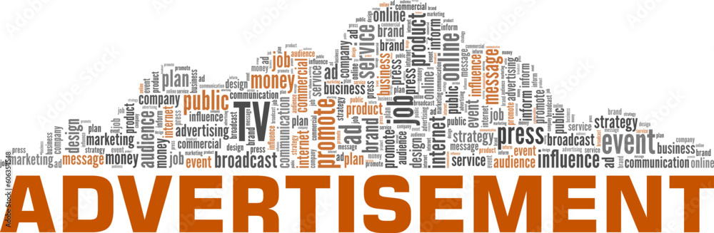 Ad - Advertisement word cloud conceptual design isolated on white background. Ad - Advertisement word cloud conceptual design isolated on white background.