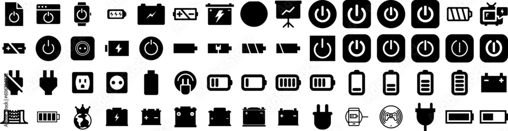 Set Of Power Icons Isolated Silhouette Solid Icon With Illustration, Power, Vector, Electric, Electricity, Station, Energy Infographic Simple Vector Illustration Logo Set Of Power Icons Isolated Silhouette Solid Icon With Illustration, Power, Vector, Electric, Electricity, Station, Energy Infographic Simple Vector Illustration Logo