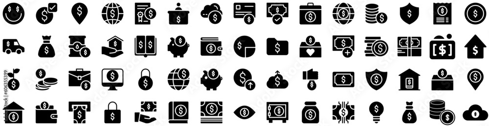 Set Of Dollar Icons Isolated Silhouette Solid Icon With Dollar, Money, Currency, Business, Finance, Banking, Bank Infographic Simple Vector Illustration Logo Set Of Dollar Icons Isolated Silhouette Solid Icon With Dollar, Money, Currency, Business, Finance, Banking, Bank Infographic Simple Vector Illustration Logo