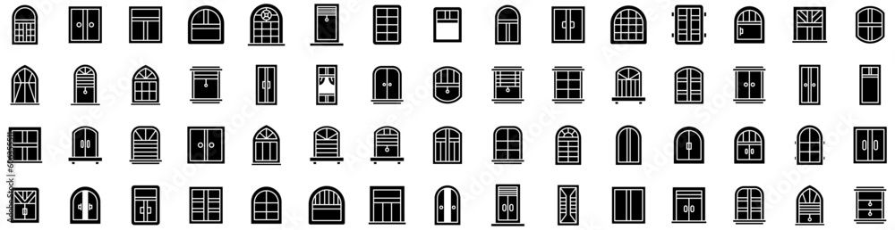 Set Of Furniture Icons Isolated Silhouette Solid Icon With Home, Interior, Furniture, Living, Table, Design, Room Infographic Simple Vector Illustration Logo