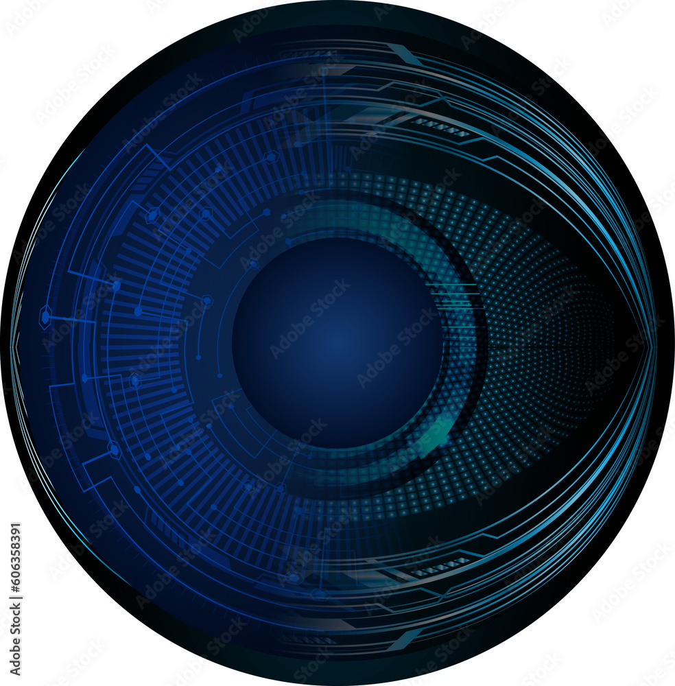 eye cyber circuit future technology concept background eye cyber circuit future technology concept background