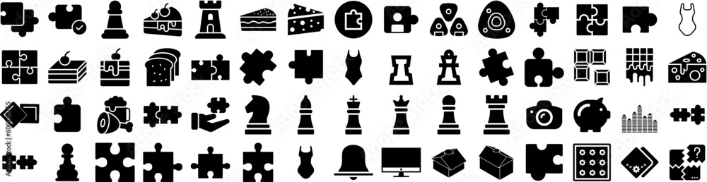 Set Of Piece Icons Isolated Silhouette Solid Icon With Teamwork, Illustration, Vector, White, Puzzle, Jigsaw, Piece Infographic Simple Vector Illustration Logo Set Of Piece Icons Isolated Silhouette Solid Icon With Teamwork, Illustration, Vector, White, Puzzle, Jigsaw, Piece Infographic Simple Vector Illustration Logo