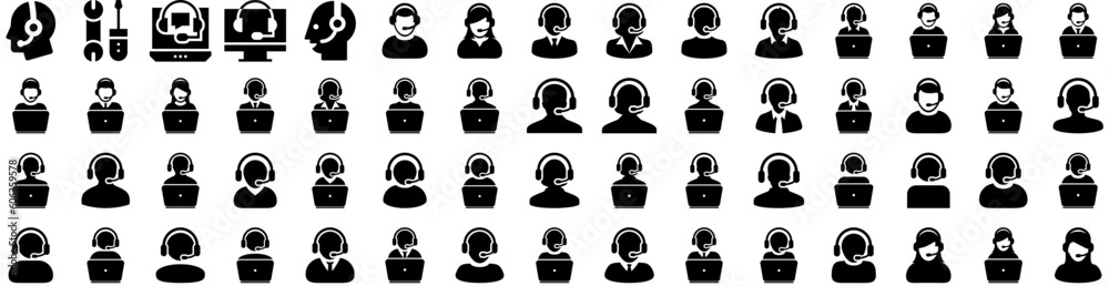 Set Of Support Icons Isolated Silhouette Solid Icon With Service, Call, Customer, People, Help, Support, Business Infographic Simple Vector Illustration Logo Set Of Support Icons Isolated Silhouette Solid Icon With Service, Call, Customer, People, Help, Support, Business Infographic Simple Vector Illustration Logo