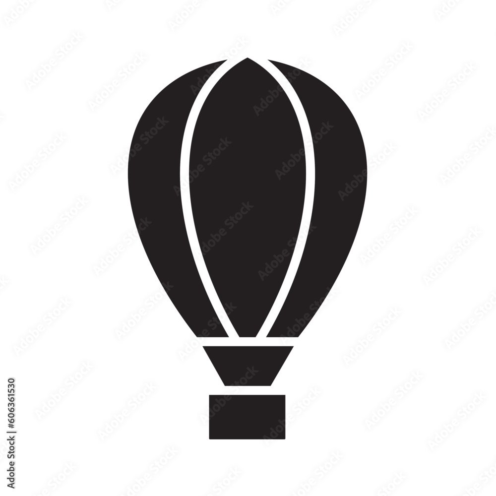 Solid AIR BALLOON design vector icon design vector line icon svg Solid AIR BALLOON design vector icon design vector line icon svg