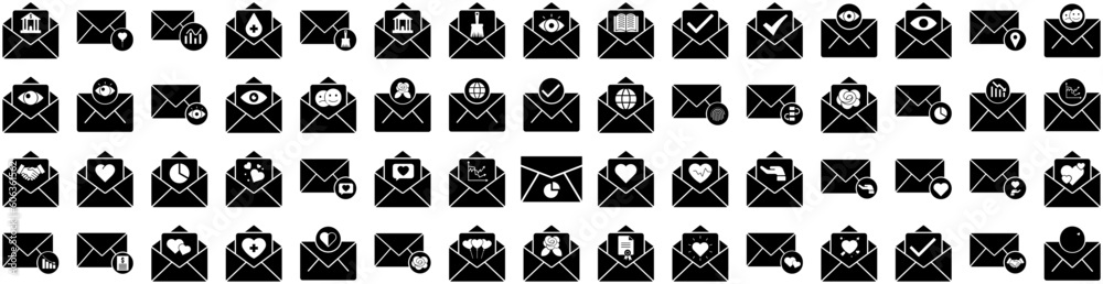 Set Of Email Icons Isolated Silhouette Solid Icon With Vector, Web, Email, Business, Internet, Mail, Message Infographic Simple Vector Illustration Logo Set Of Email Icons Isolated Silhouette Solid Icon With Vector, Web, Email, Business, Internet, Mail, Message Infographic Simple Vector Illustration Logo