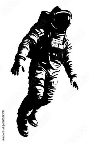 Astronaut isolated on white 