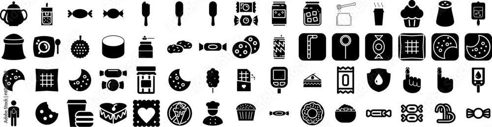 Set Of Sugar Icons Isolated Silhouette Solid Icon With Food, Vector, Natural, Sweet, Isolated, Sugar, White Infographic Simple Vector Illustration Logo Set Of Sugar Icons Isolated Silhouette Solid Icon With Food, Vector, Natural, Sweet, Isolated, Sugar, White Infographic Simple Vector Illustration Logo