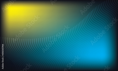 Abstract Waving Particle Technology Background Design. Abstract wave moving dots flow particles  hi-tech and big data background Vector 
