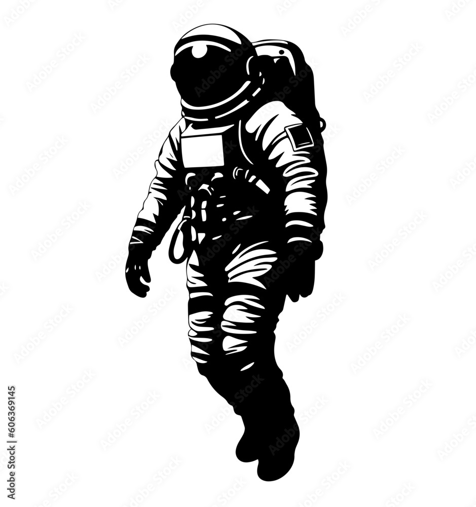 Astronaut isolated on white Astronaut isolated on white
