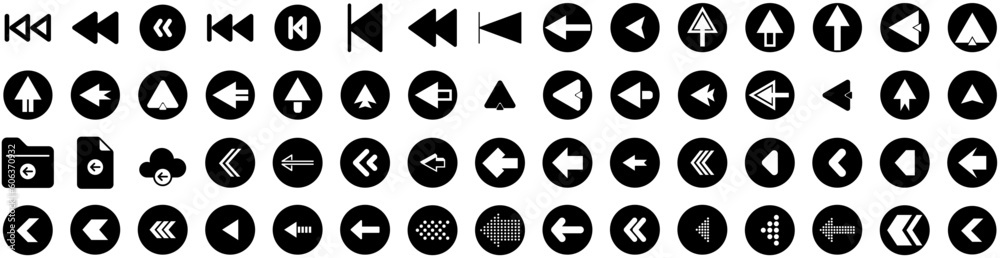 Set Of Previous Icons Isolated Silhouette Solid Icon With Symbol, Icon, Arrow, Button, Web, Previous, Vector Infographic Simple Vector Illustration Logo Set Of Previous Icons Isolated Silhouette Solid Icon With Symbol, Icon, Arrow, Button, Web, Previous, Vector Infographic Simple Vector Illustration Logo
