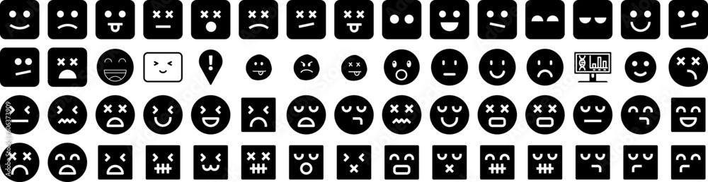 Set Of Expression Icons Isolated Silhouette Solid Icon With Symbol, Set, Vector, Illustration, Isolated, Icon, Cartoon Infographic Simple Vector Illustration Logo Set Of Expression Icons Isolated Silhouette Solid Icon With Symbol, Set, Vector, Illustration, Isolated, Icon, Cartoon Infographic Simple Vector Illustration Logo
