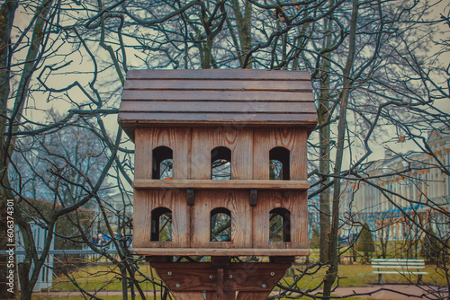 birdhouse, birds, park, trees, tourism, beauty, Ekaterininsky Park, St. Petersburg © Vadim