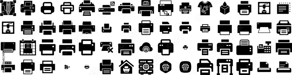 Set Of Printing Icons Isolated Silhouette Solid Icon With Color, White, Vector, Black, Design, Print, Illustration Infographic Simple Vector Illustration Logo Set Of Printing Icons Isolated Silhouette Solid Icon With Color, White, Vector, Black, Design, Print, Illustration Infographic Simple Vector Illustration Logo