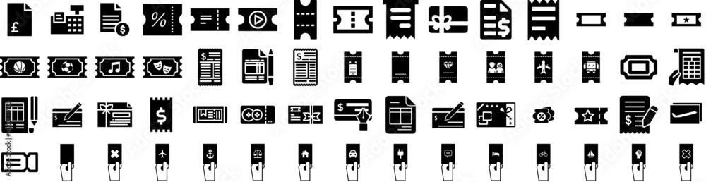 Set Of Voucher Icons Isolated Silhouette Solid Icon With Gift, Voucher, Discount, Card, Sale, Illustration, Coupon Infographic Simple Vector Illustration Logo Set Of Voucher Icons Isolated Silhouette Solid Icon With Gift, Voucher, Discount, Card, Sale, Illustration, Coupon Infographic Simple Vector Illustration Logo