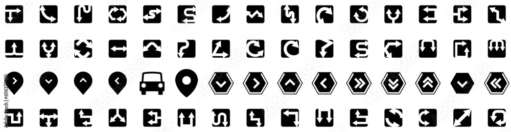 Set Of Direction Icons Isolated Silhouette Solid Icon With Background, Direction, Symbol, Vector, Arrow, Sign, Illustration Infographic Simple Vector Illustration Logo Set Of Direction Icons Isolated Silhouette Solid Icon With Background, Direction, Symbol, Vector, Arrow, Sign, Illustration Infographic Simple Vector Illustration Logo