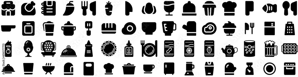 Set Of Kitchen Icons Isolated Silhouette Solid Icon With Interior, Modern, Kitchen, Home, Table, Room, Background Infographic Simple Vector Illustration Logo Set Of Kitchen Icons Isolated Silhouette Solid Icon With Interior, Modern, Kitchen, Home, Table, Room, Background Infographic Simple Vector Illustration Logo