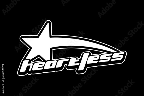 Vintage heartless streetwear y2k graphic design