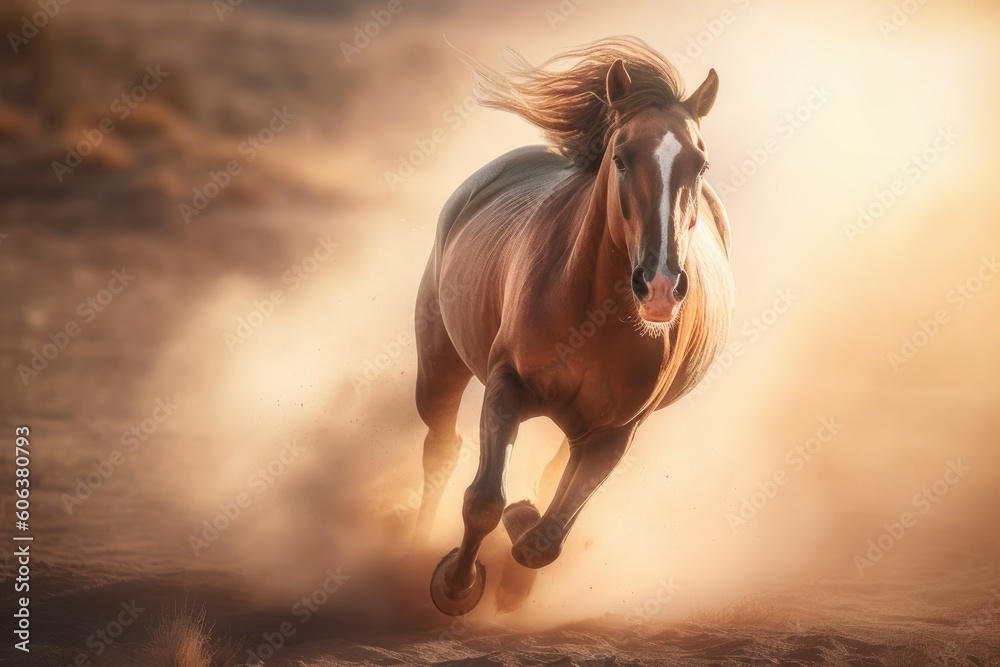 Horse in Motion - AI Generated
