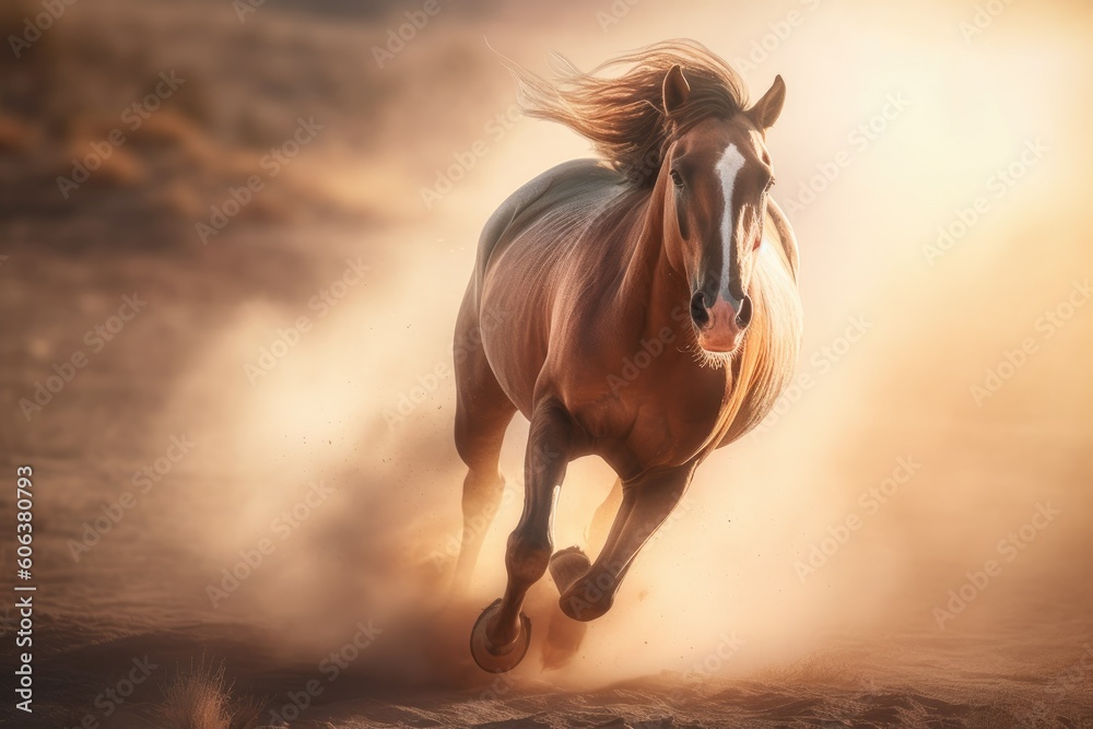 Horse in Motion - AI Generated Horse in Motion - AI Generated