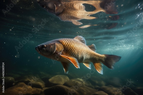 Subaquatic World of Freshwater Fish