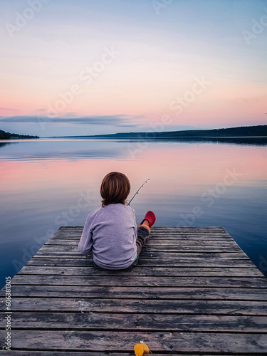 person watching the sea