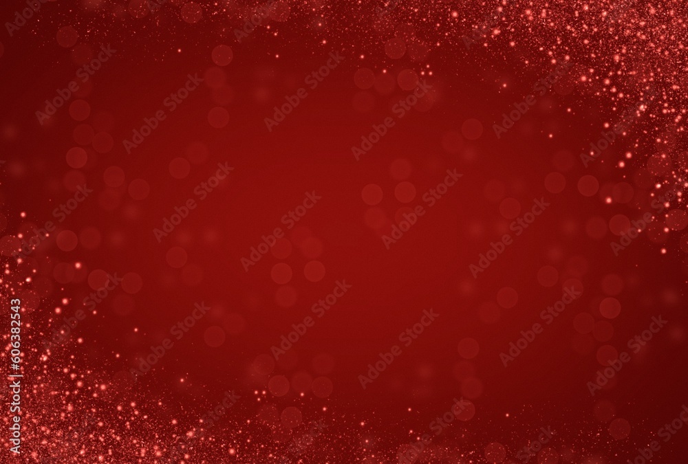 Luxury Red With Glitter Gold Background. Merry Christmas Luxury Red With Glitter Gold Background. Merry Christmas