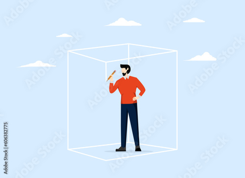 Set privacy zones, space for self-concept, personal barriers to focus or work boundaries, introverted entrepreneur picture squares to cover privacy zones or boundaries to protect against distractions.
