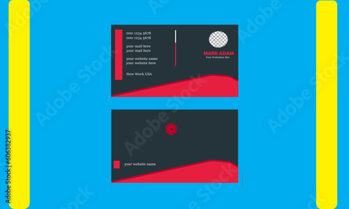 Business card design template, Clean professional business card template, visiting card, business card template.

Busi temp

Doub

Double-sided creative business card vector design template. Business 