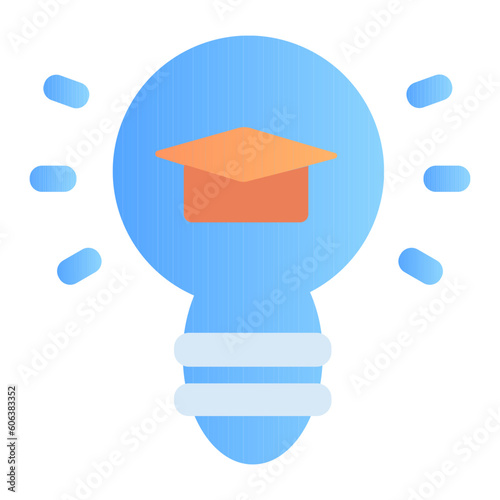 The Idea icon represents creativity or innovation, commonly used in brainstorming or idea-sharing apps