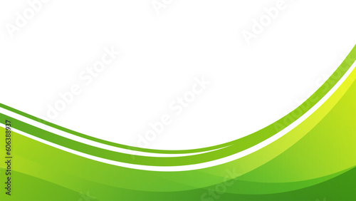 abstract green curve background. gradient overlap composition, bussines concept